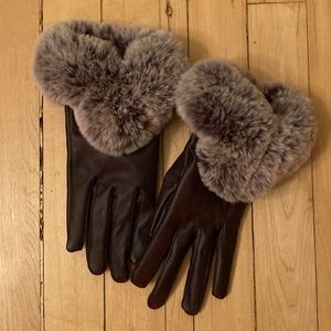 Leather Winter Gloves
